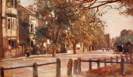 St. Giles, Blick Richtung St. Mary Magdalen (Süd), 1903